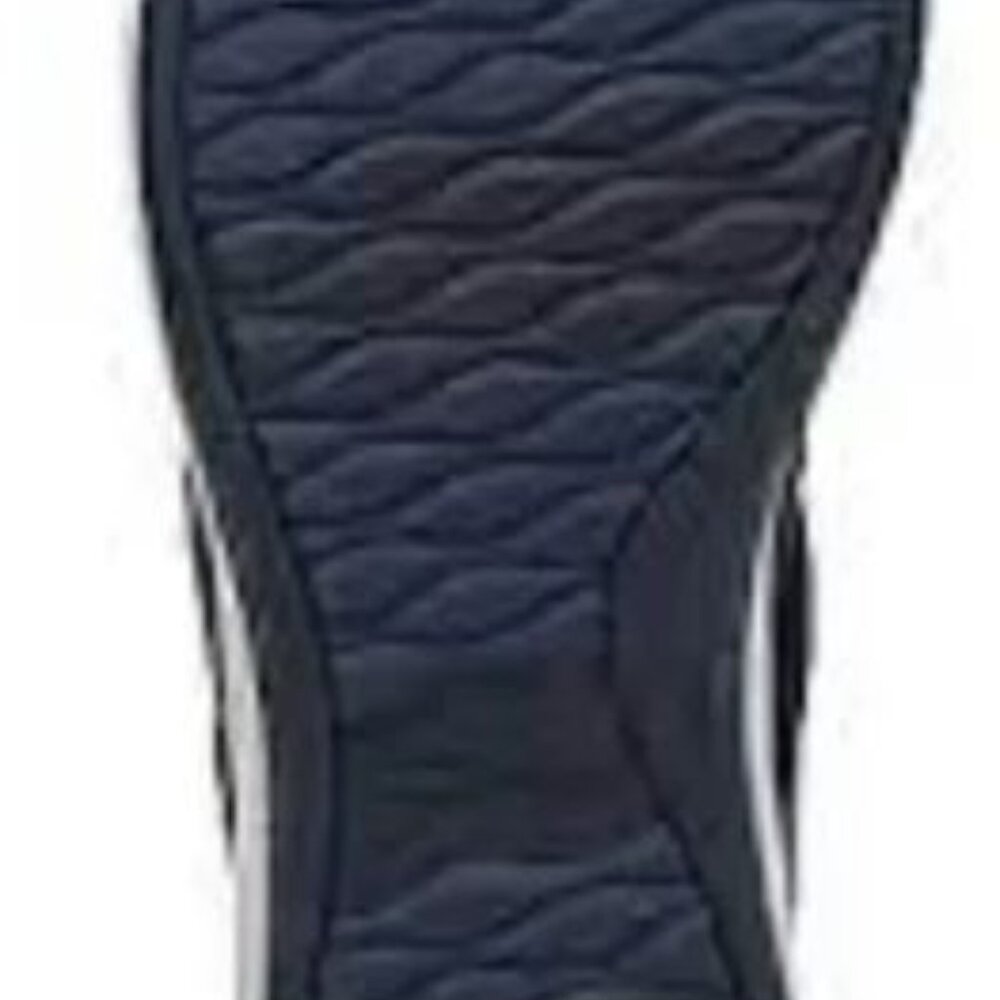 CLARKS Cloudstepper Flip Flop Sandals - Navy/White - Picture 3 of 12